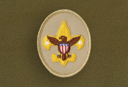 Mint Vintage Mid to Late 1970's TENDERFOOT SCOUT Rank Boy Scout BSA Oval Patch