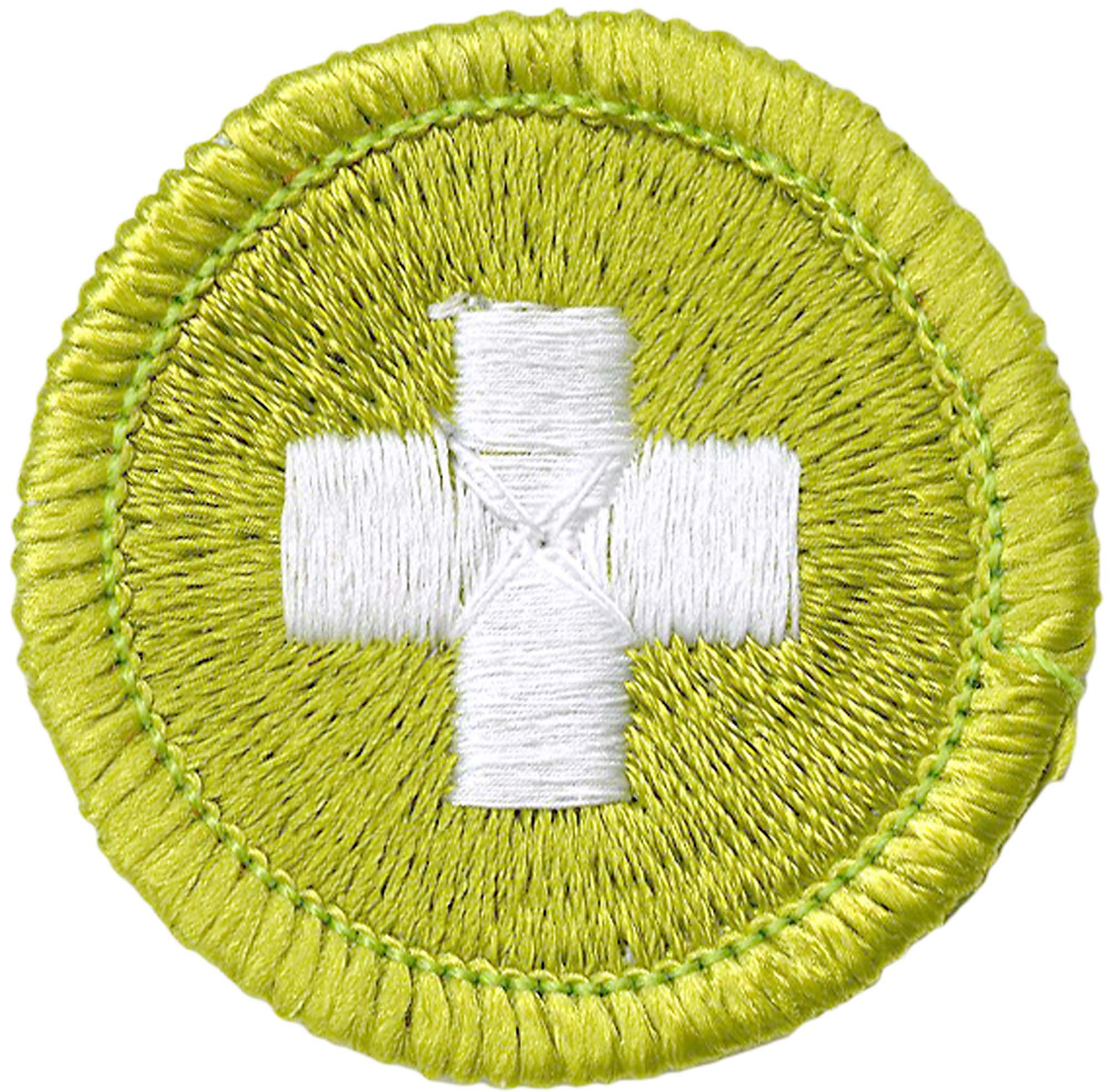Details about   SAFETY TYPE G MERIT BADGE 9439 BOY SCOUTS CLOTH BACK GREEN BORDER 