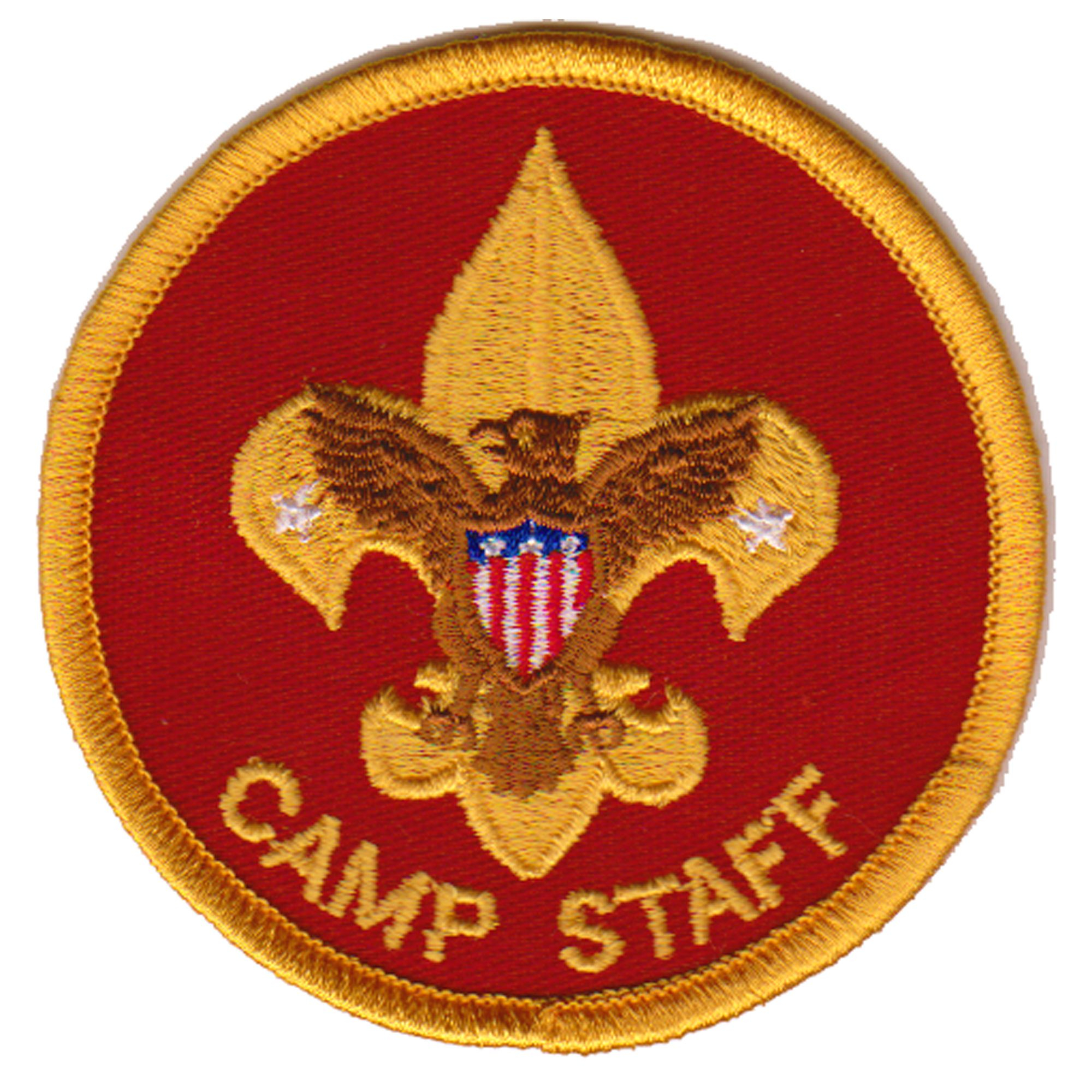 Gauze Backing - Cut-Edge Boy Scouts Scoutmaster Patch 1938-66 Asst BSA 