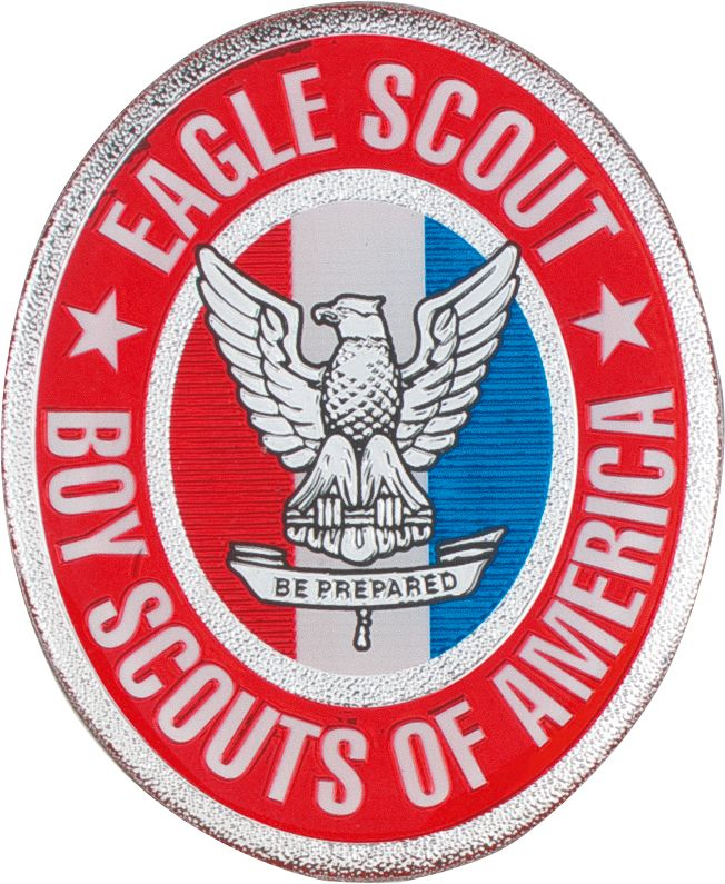 BOY SCOUT OFFICIAL COLLECTORS PROUD OF MY EAGLE SCOUT DECAL MOM DADS CAR TRUCK