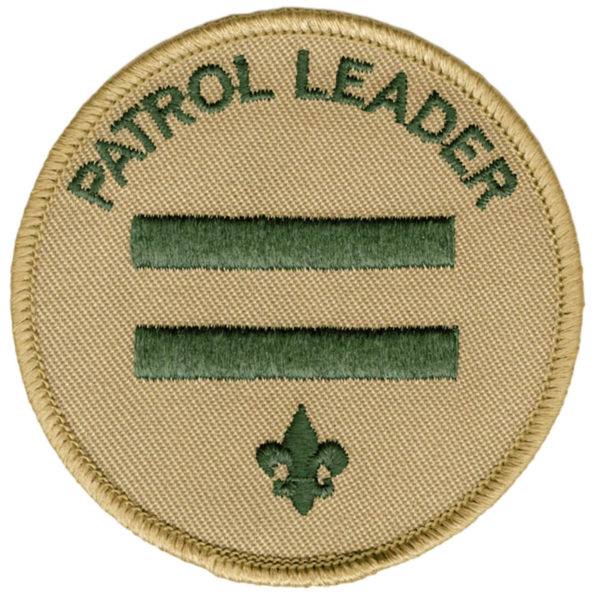 Boy Scout Troop Historian Position Boy Scout Patch Tan Background BSA
