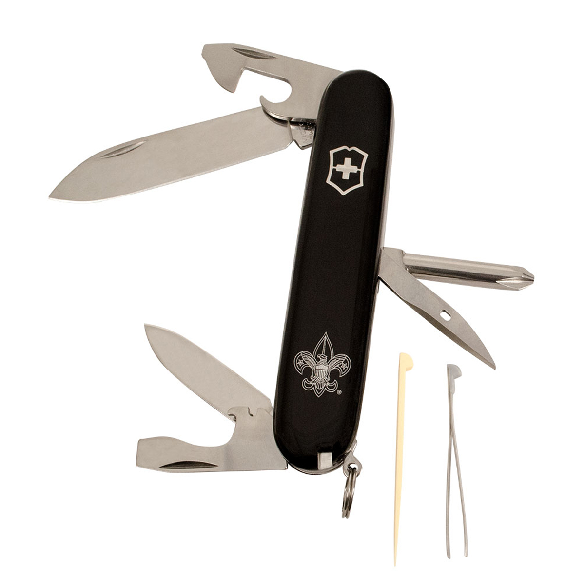 Swiss Army Tinker BSA Pocket Knife, 3 Blade - 12 Function Pocket