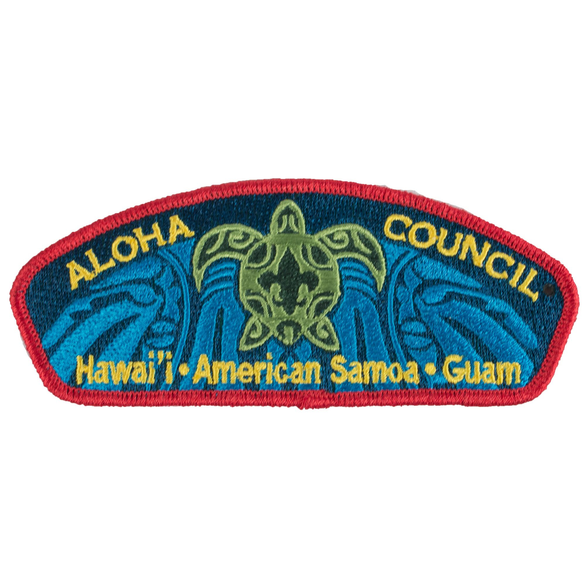 HAWAII 401216 B RWS Council Shoulder Patch ALOHA COUNCIL 