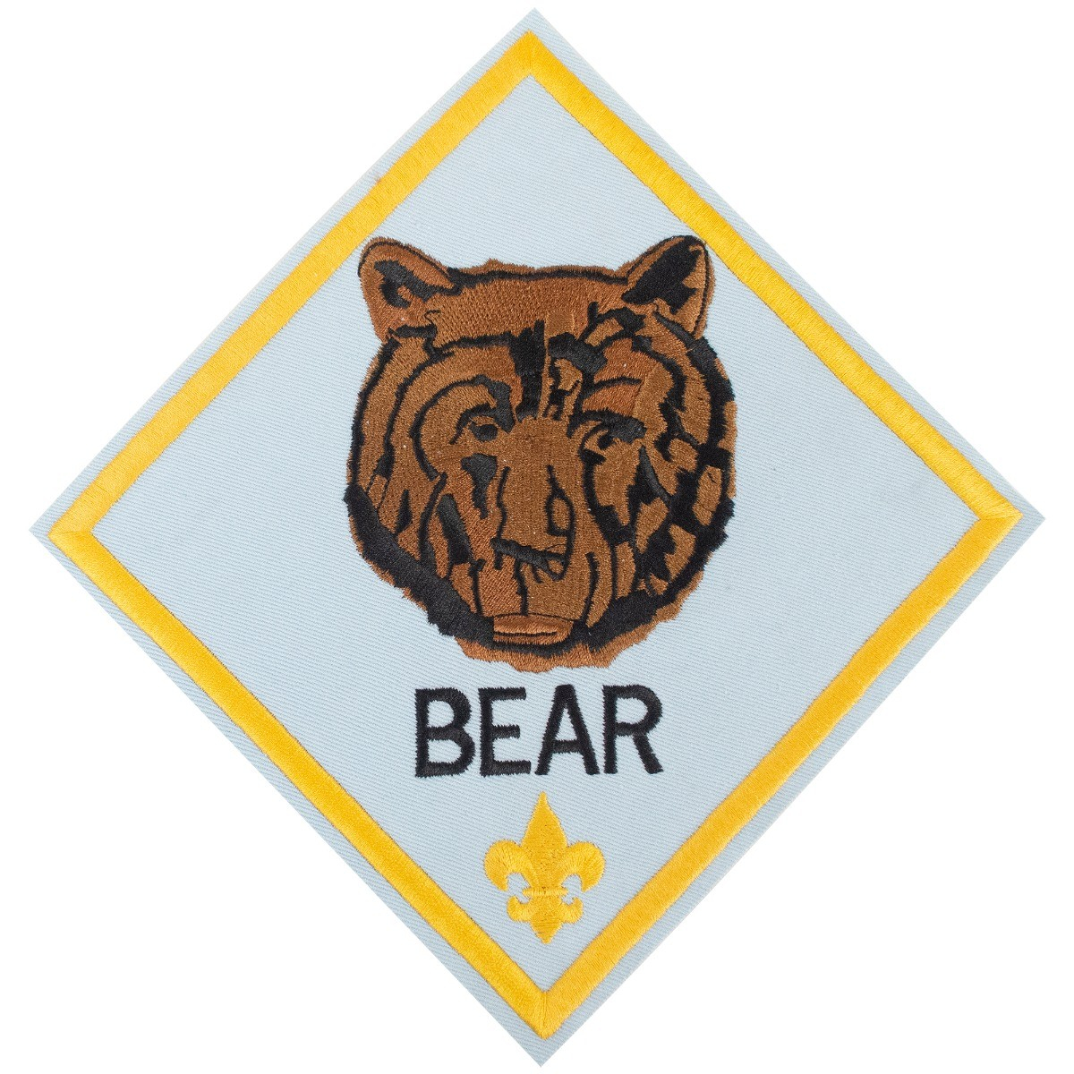 Vintage BSA Boy Scouts of America Patch Cub Den 4 Yellow Blue Pack Bear Wolf 