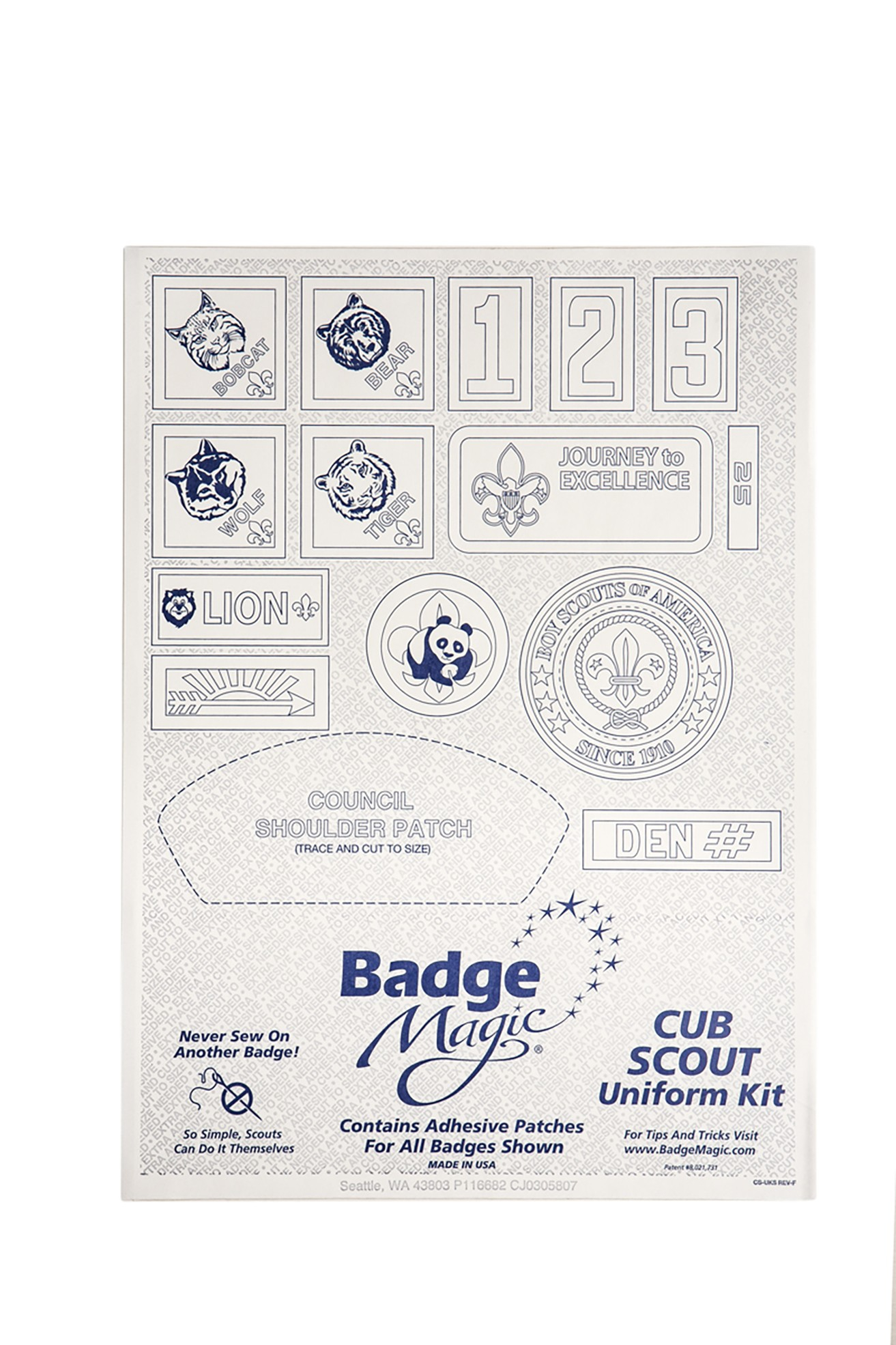 Cub Scout Badge Magic Kit