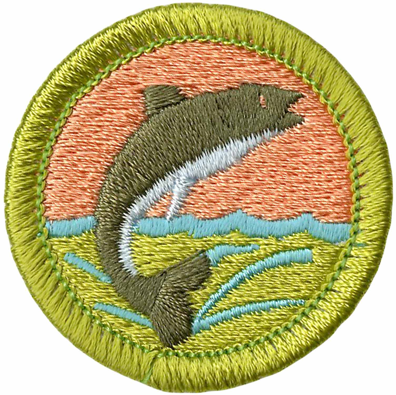 Fishing Merit Badge Emblem