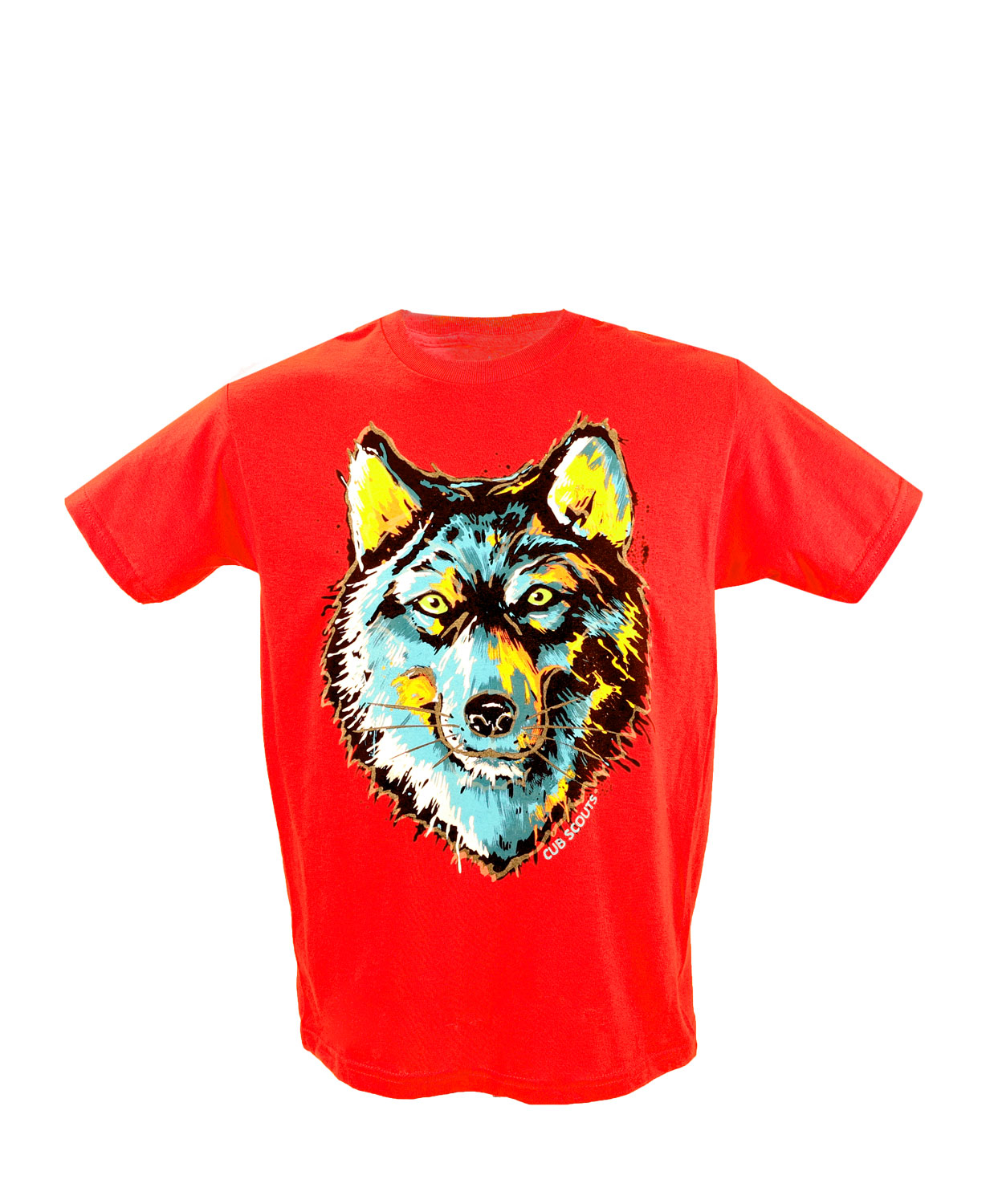 Wolf of Scouts Scout Rank America Tee, Paint Adult S-2XL|Boy Cub