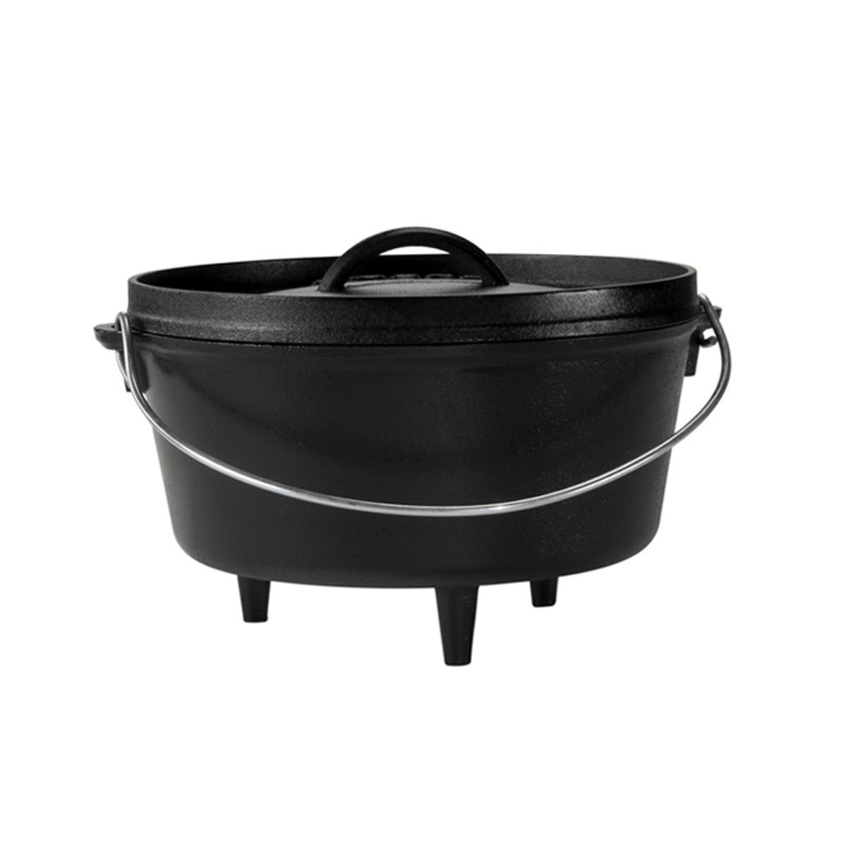 Lodge 8-Quart Dutch Oven - Large Cast Iron Dutch Oven Perfect for Camp Fire  Cooking