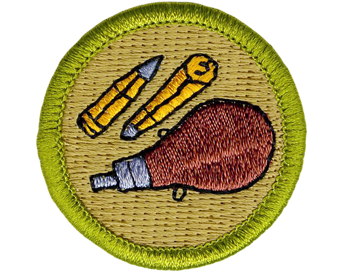 Rifle Shooting Merit Badge Emblem | Boy Scouts of America