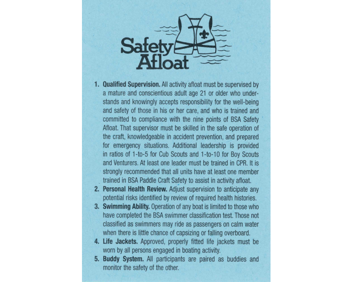boy scouts safety afloat boy scouts safety afloat