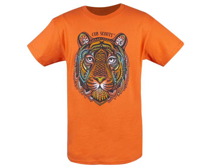 orange tiger shirt