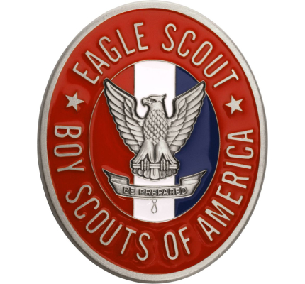 BSA Boy Scouts of America Beautiful Scout Sign Coin 