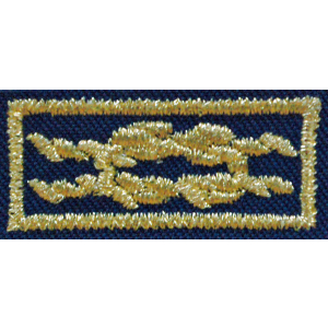 Boy Scout BSA Silver Beaver Medal Khaki Adult Award Uniform Knot Patch