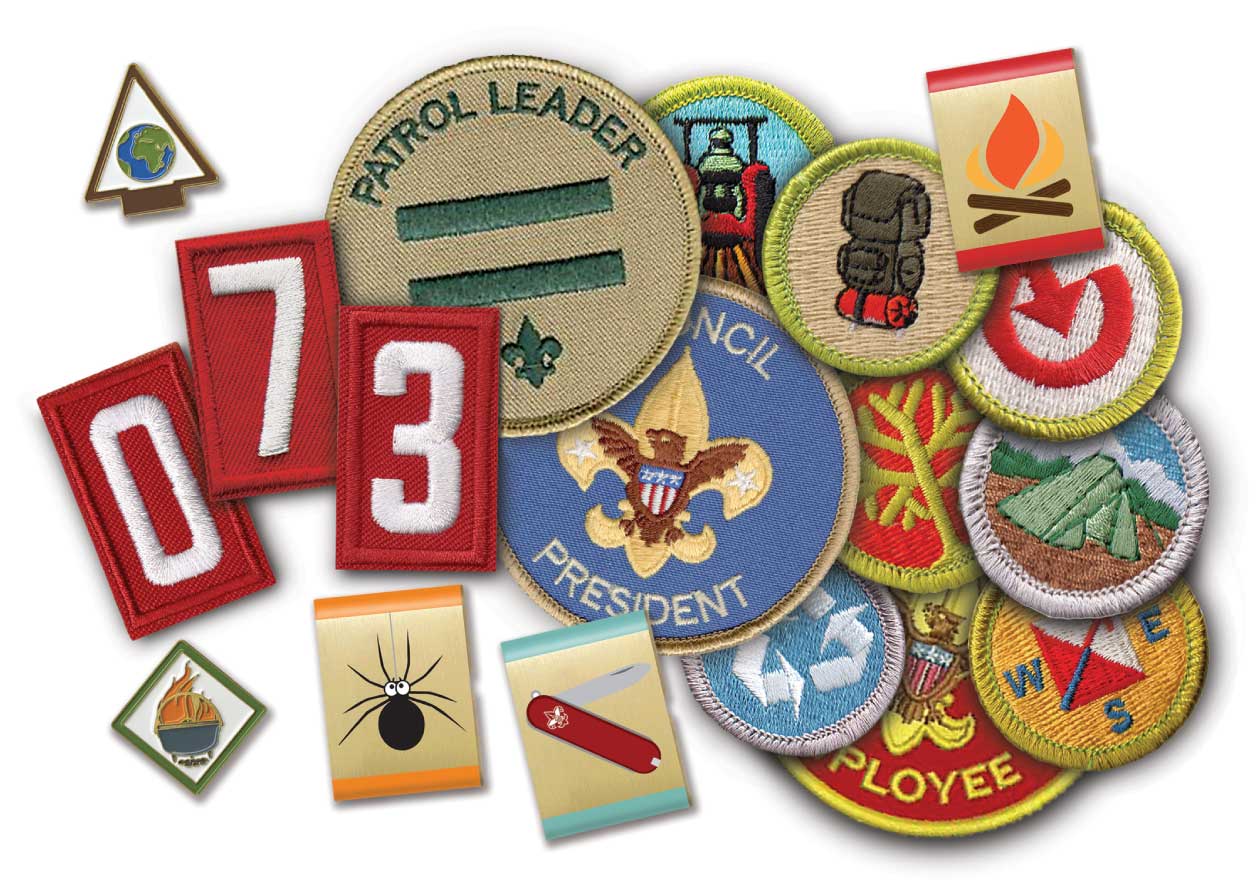 Details about   Boy Scout Badge Patch SCOUTING POINTING THE WAY 3" Round Set of 5 Unused/Nice 