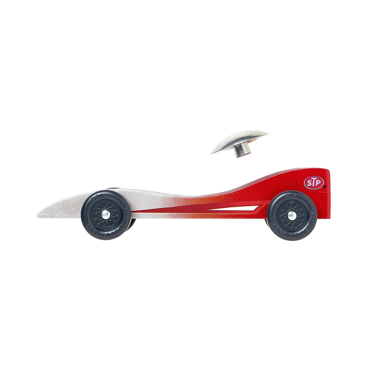Pinewood Derby Tungsten Canopy Weight - Add Weight and Design to your Derby  Car, Simple Mounting!
