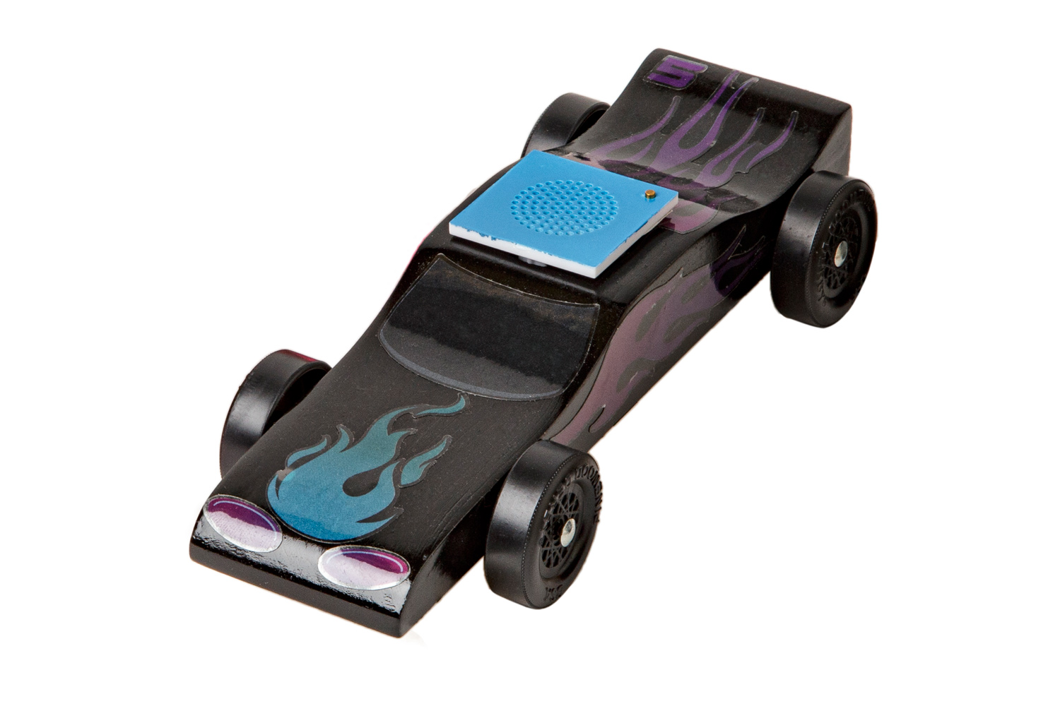 Official Pinewood Derby Car Kit - Includes Wood Block, Wheels, and 4  Lead-Free Nail-Type Axles