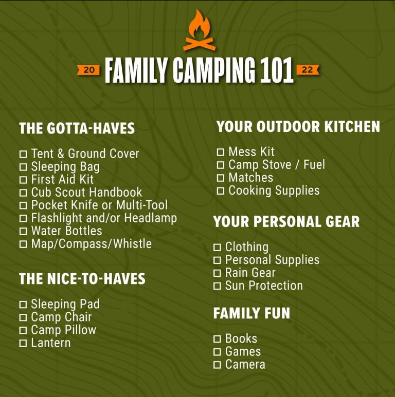 Camping Essentials: Complete Camping Checklist
