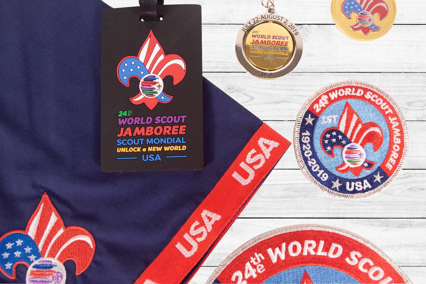 Rare 24th World Scout Jamboree 2019 Programme Badge